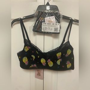 Savage x Fenty Bra and Underwear Set Pineapple
